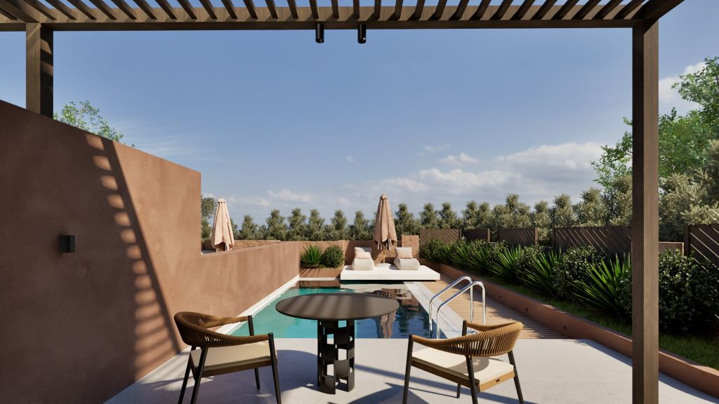 KOUROS DELUXE DOPPELZIMMER MIT PRIVATEM POOL